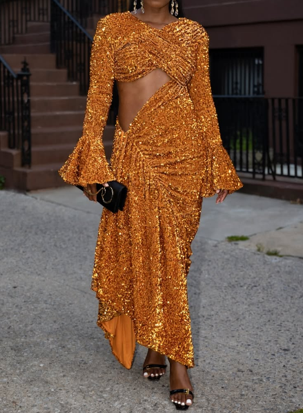 Fab Sequin Occasion Dress