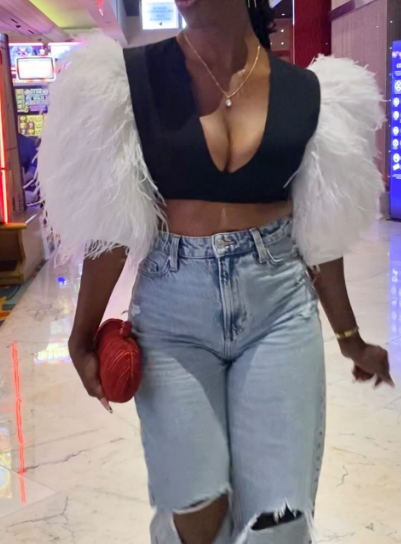 Fab Feather Blouse
