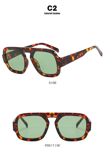 Single Beam Aviator Sunglasses