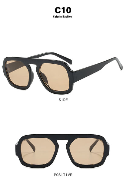 Single Beam Aviator Sunglasses