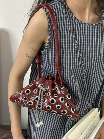 Women's Metal Eyelet Bag