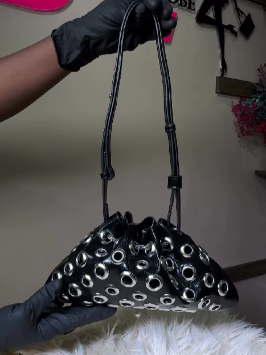 Women's Metal Eyelet Bag