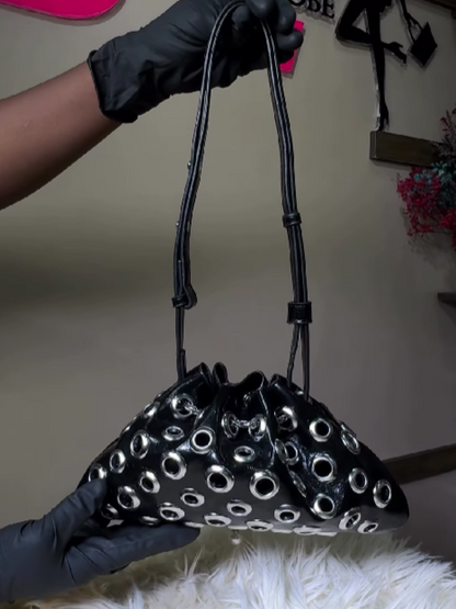Women's Metal Eyelet Bag