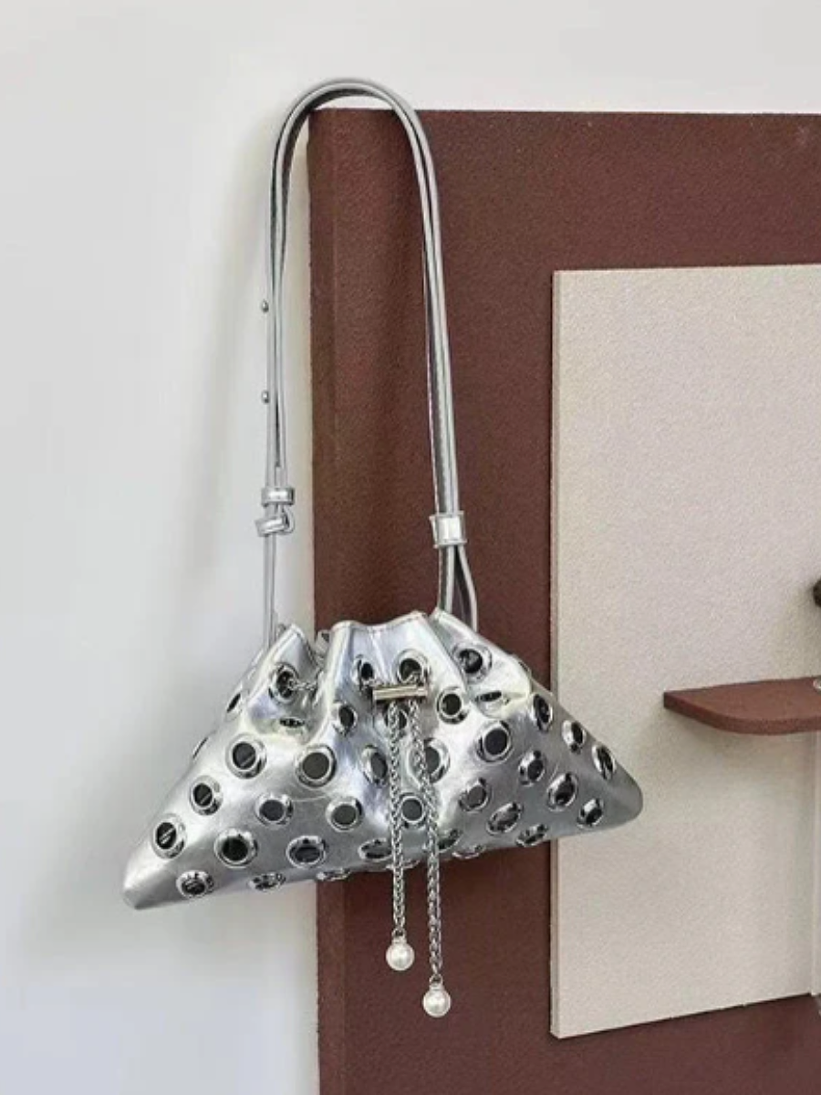 Women's Metal Eyelet Bag