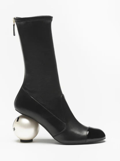 Double C Mid-calf Boots