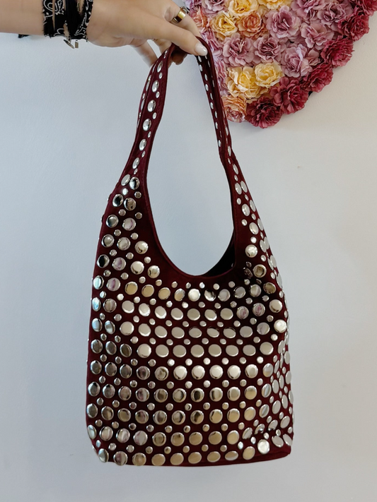 Studded Shoulder Bag